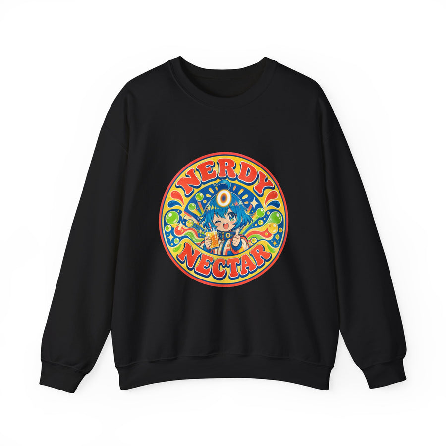 Nerdy Nectar Retro Soda Can Tee - Vintage Anime Pop Art Crewneck Sweatshirt