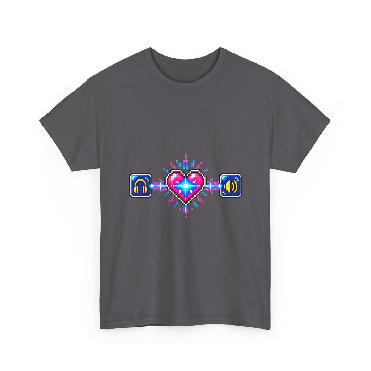 Soulbound Pixel Heart Tee - Anime Sub/Dub Fan Identity