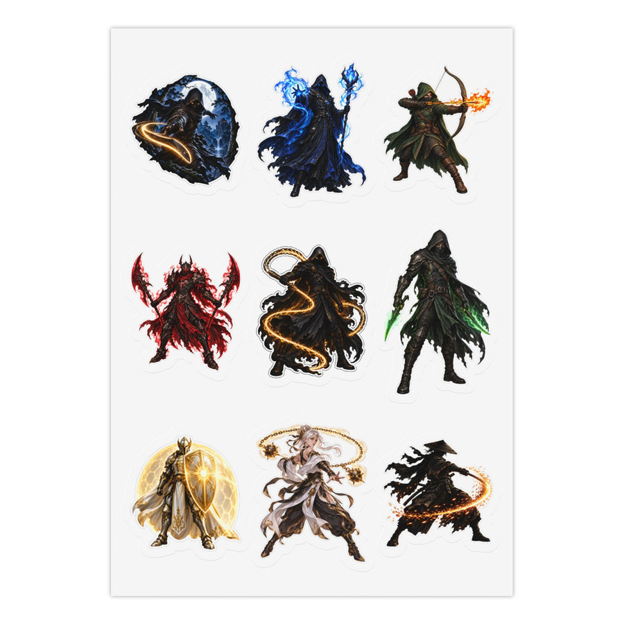 Shadowed Blade: 3 Kiss-Cut Sticker Sheets (27 Total) Kiss-Cut Sticker Sheet (Sheet 2 of 3)
