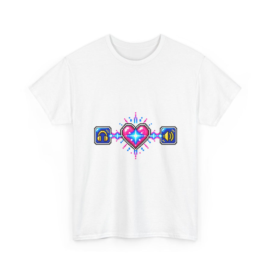 Soulbound Pixel Heart Tee - Anime Sub/Dub Fan Identity