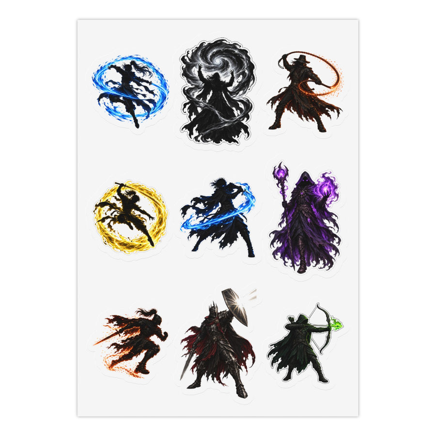 Shadow Duel Sticker Pack: 27 Kiss-Cut Stickers in 3 Sheets Kiss-Cut Sticker Sheet (Sheet 3 of 3)