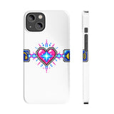 Soulbound Pixel Heart Tee - Anime Sub/Dub Fan Identity Slim Phone Case