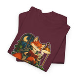 Just One More Volume Shirt | Cozy Fox Book Lover Tee, Late Night Reader Gift