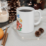 Café Mystery Tee: Chibi Coffee Cup with Mysterious Steam & Anime Headband Mug 11oz