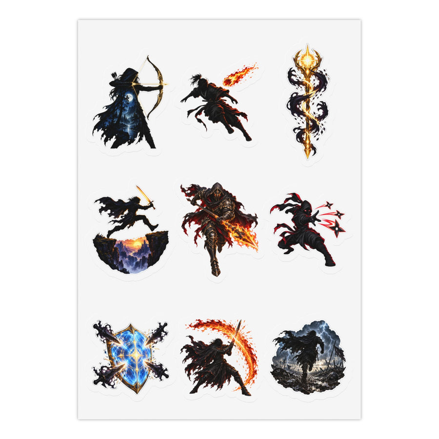 Shadow Duel: 27 Kiss-Cut Sticker Sheets Pack Kiss-Cut Sticker Sheet (Sheet 2 of 3)