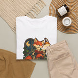 Just One More Volume Shirt | Cozy Fox Book Lover Tee, Late Night Reader Gift