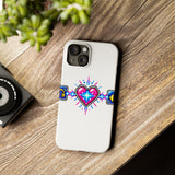 Soulbound Pixel Heart Tee - Anime Sub/Dub Fan Identity Slim Phone Case
