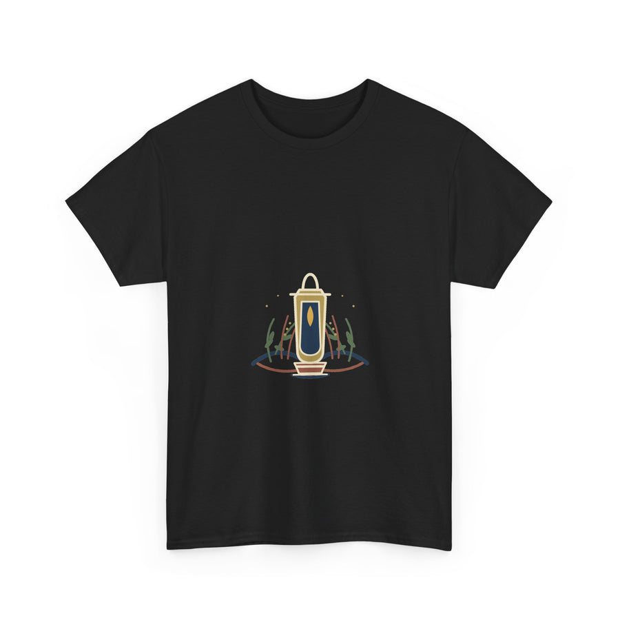 Garden Vigil Lantern T-Shirt - Original Botanical Night Light